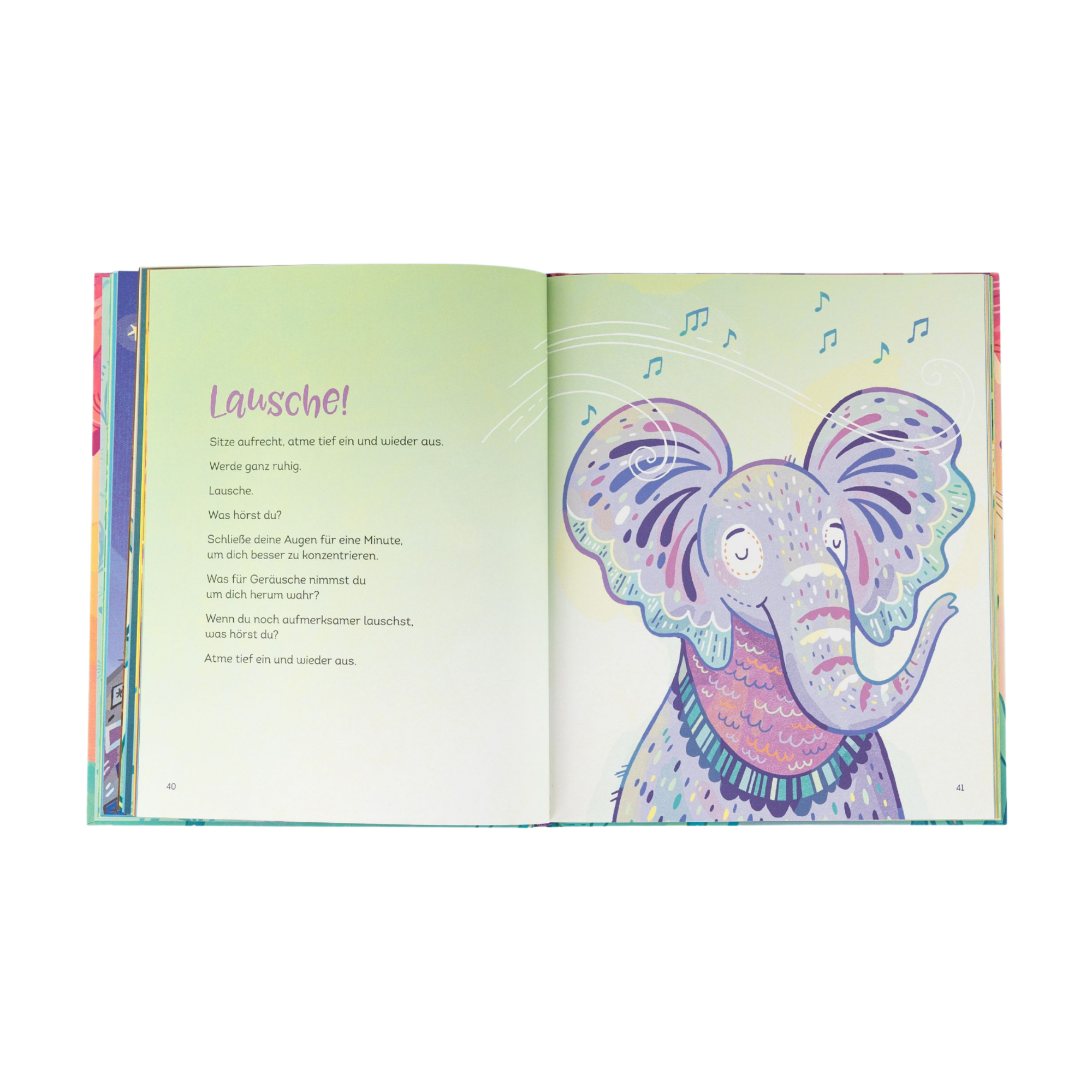 Eine illustrierte Doppelseite aus 