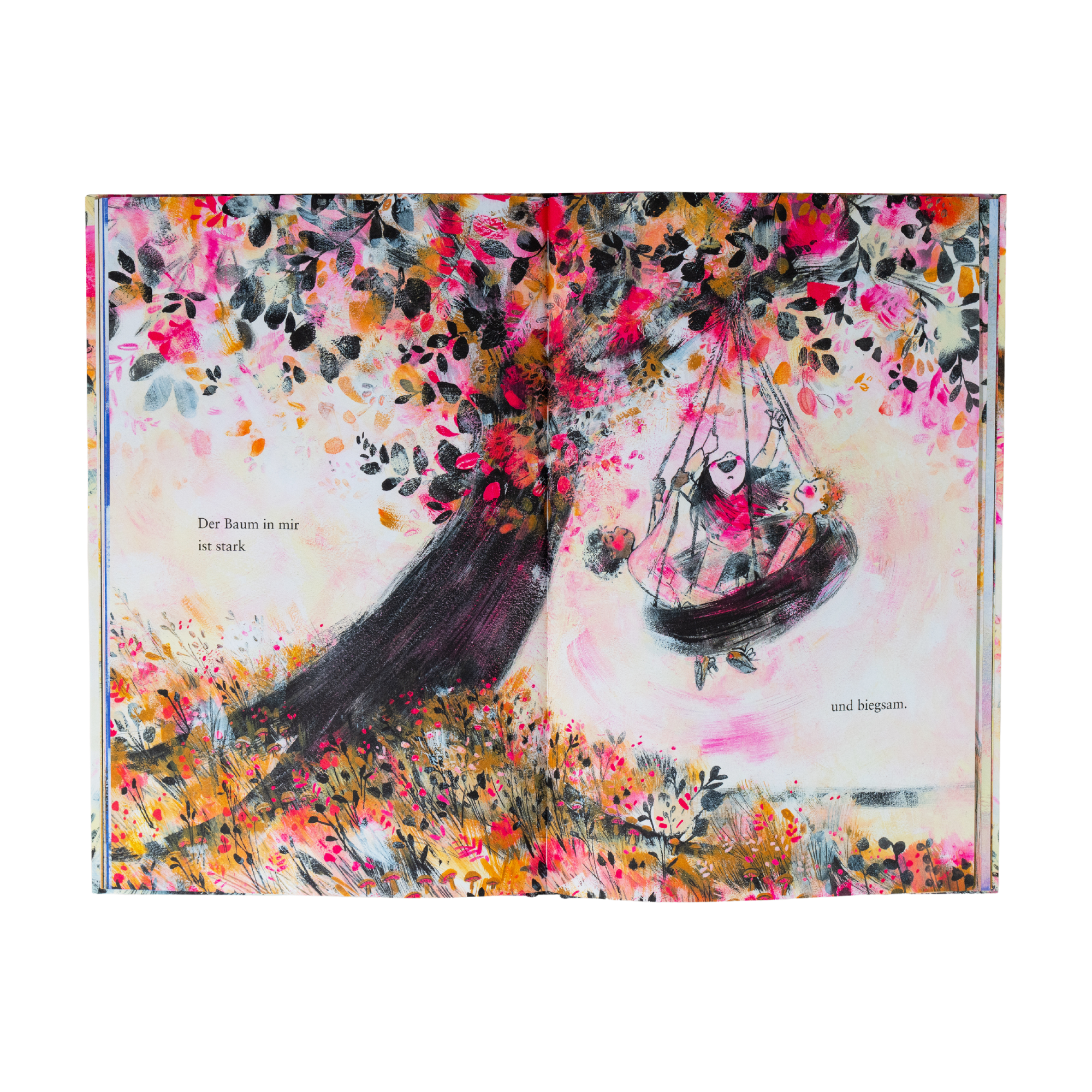 Eine illustrierte Doppelseite aus 