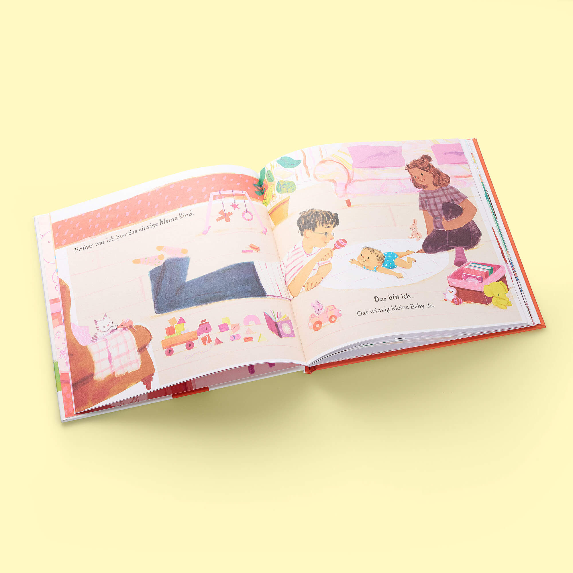 Ein aufgeschlagenes Exemplar von 